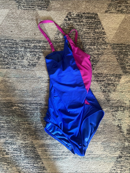 Lands' End Other - Lands' End Blue and Pink One-Piece Swimsuit